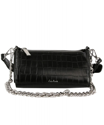 Erin Annie Croc Crossbody Bag EHU005 BLACK